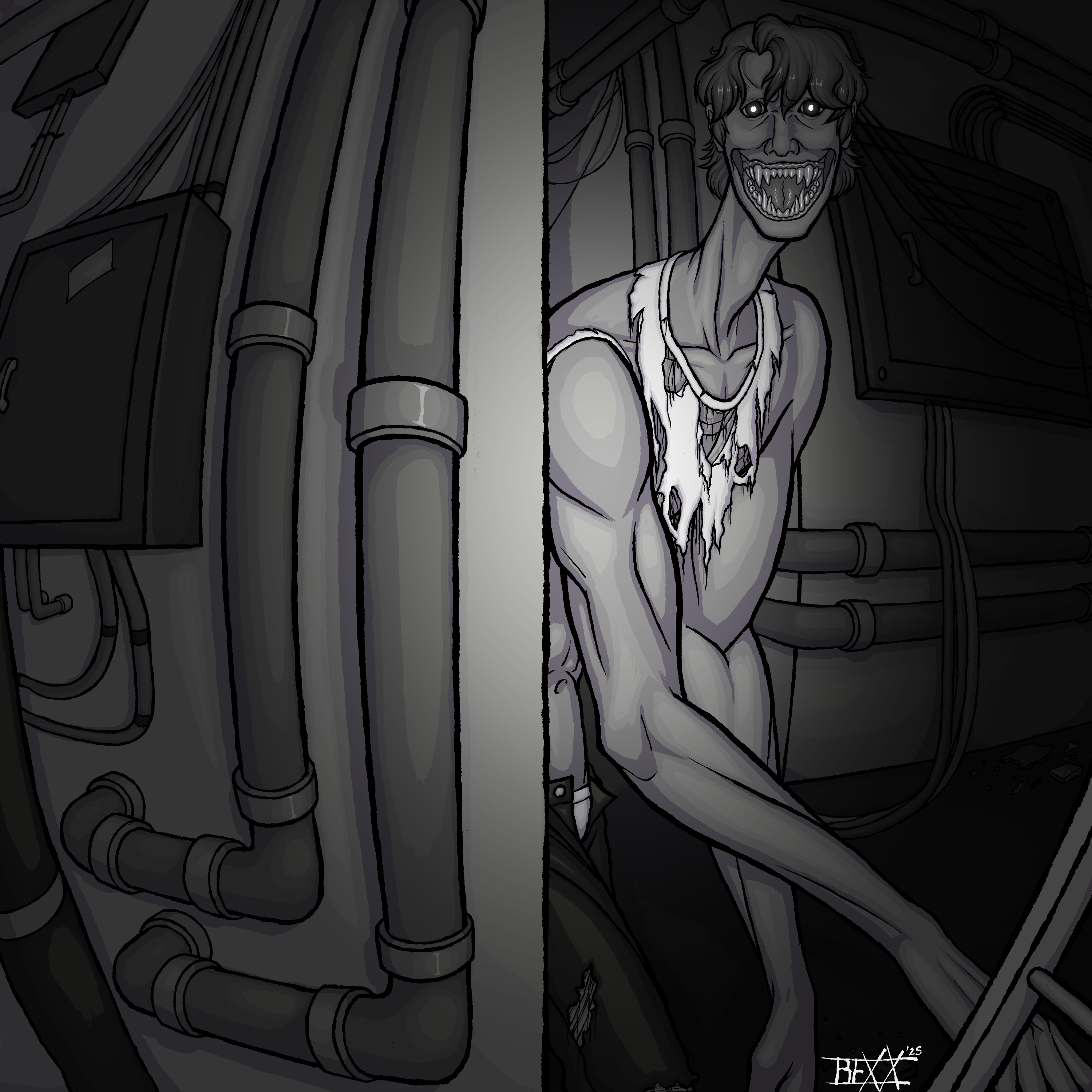 He Sees You Too Illustration